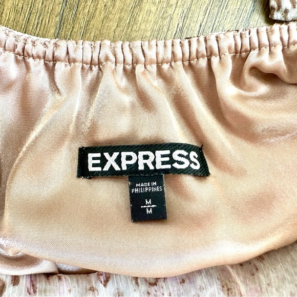 Express Brown Snake Print Maxi Dress - Picture 3 of 5